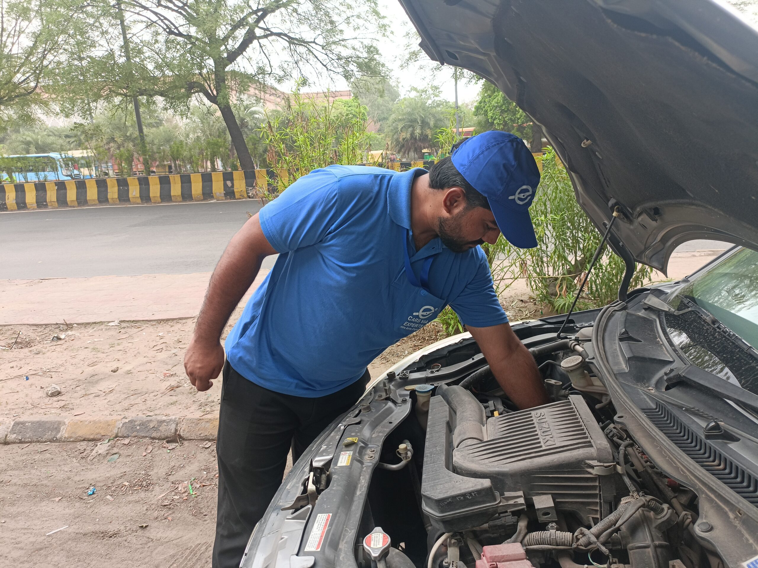 Engine of Car checked